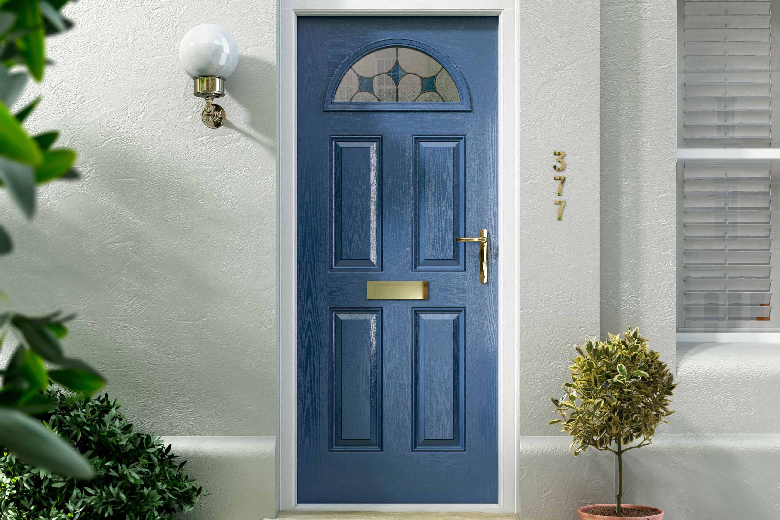 Blue Composite Doors