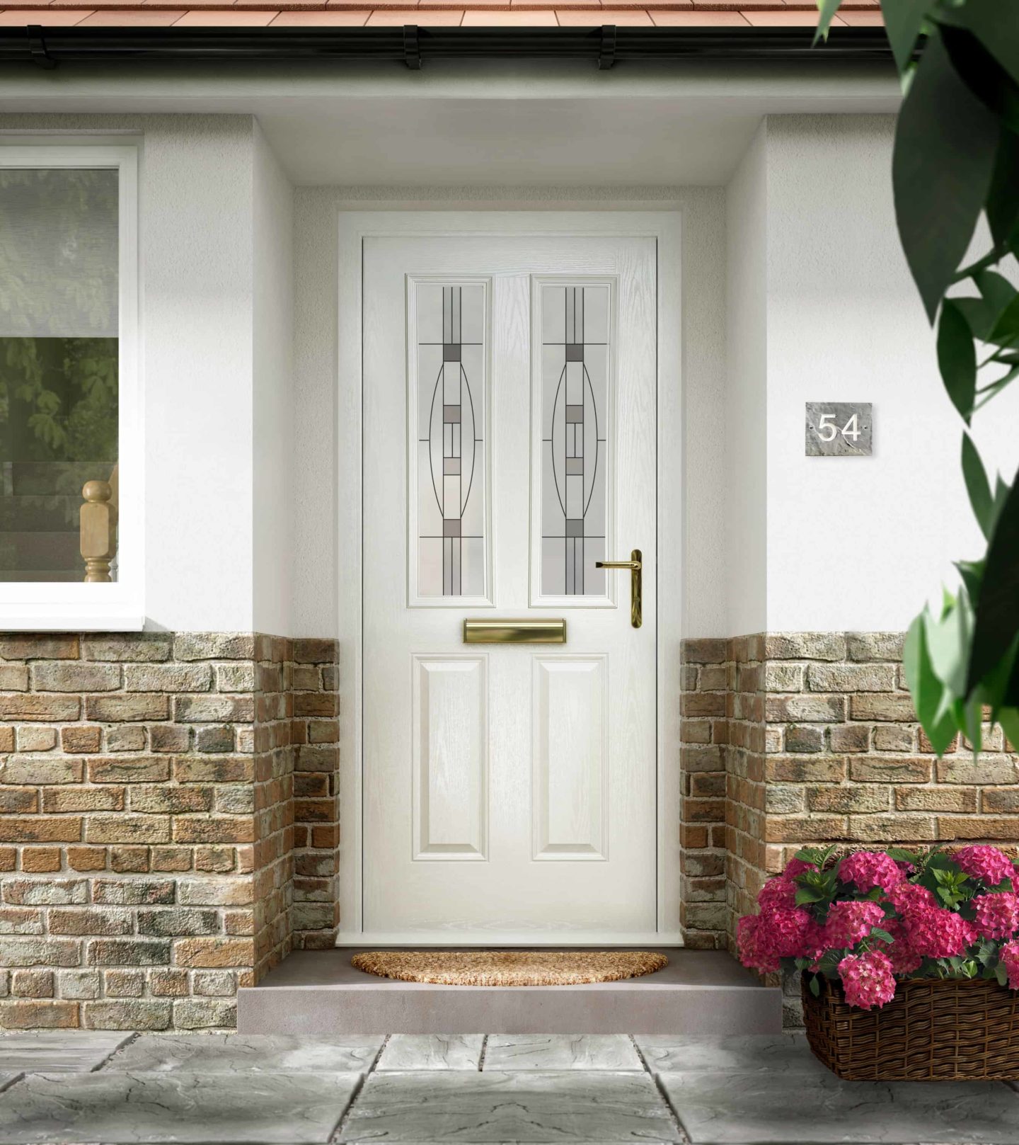 Белая входная дверь. Composite Doors North London. UPVC Doors London. As-Doors. Front Doors reading.